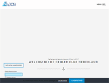Tablet Screenshot of dehlerclub.nl